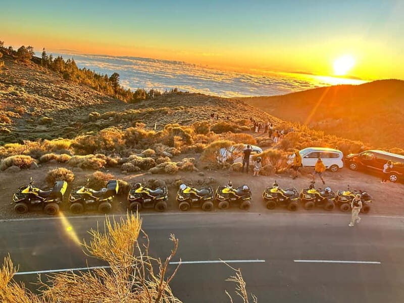 Quad biking at Teide for sunset ONLY DOUBLE QUAD - Key Points