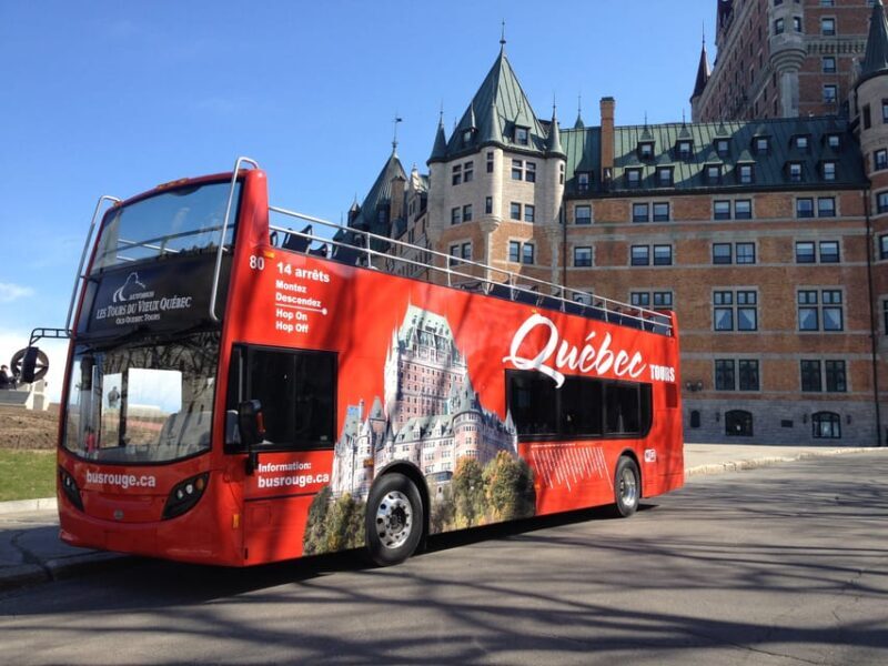 Quebec City: Hop-on Hop-off Open-Top Double Decker Bus Tour - Key Points