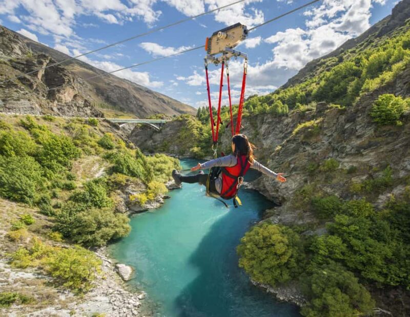 Queenstown: Kawarau Zipride! (3 Lines - Family Fun) - The Experience at the Kawarau Bungy Centre