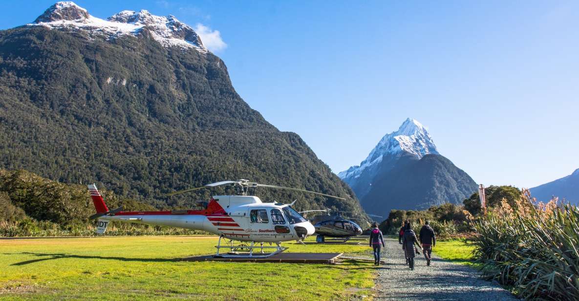 Queenstown: Milford Sound Cruise & Helicopter Alpine Tour - Key Points