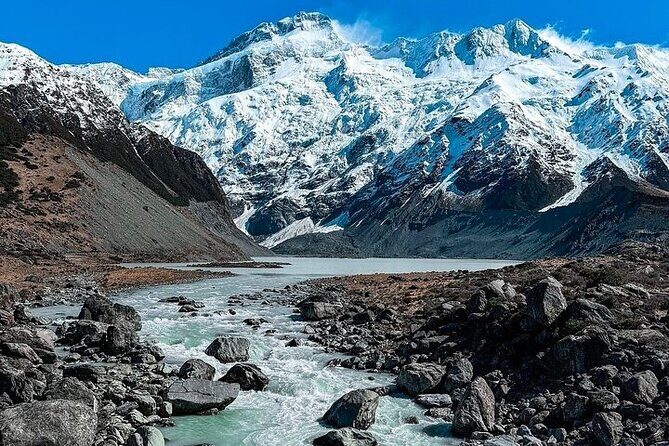 Queenstown to Christchurch One Way Tour Via Lake Tekapo & Mt Cook - Tasman Glacier  