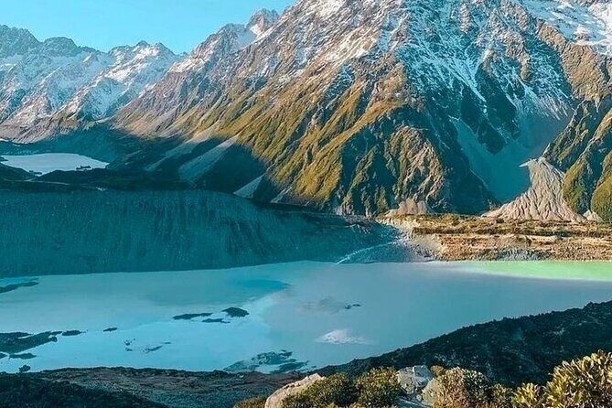 Queenstown to Christchurch One Way Tour Via Lake Tekapo & Mt Cook - Lake Pukaki  