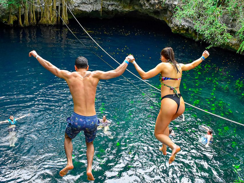 Quintana Roo: ATV Zipline, and Cenote Jungle Trip With Lunch - Ziplining Through the Jungle