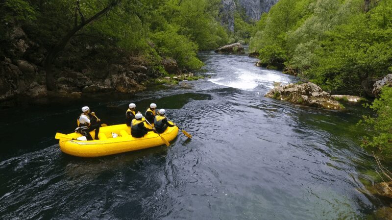 Rafting on the Cetina river - Key Points