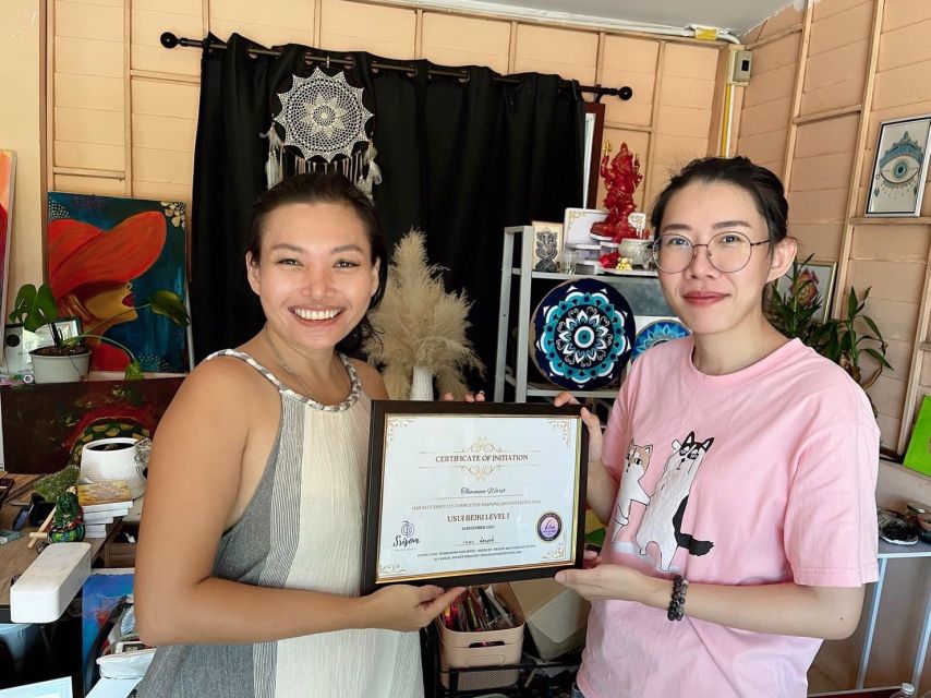 Reiki Level 1 Training Certificate Course Phuket Thailand - Inclusions and Benefits