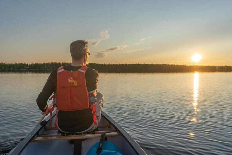 RELAXING CANOE & PANORAMIC SAUNA EXPERIENCE FROM ROVANIEMI - Key Points  