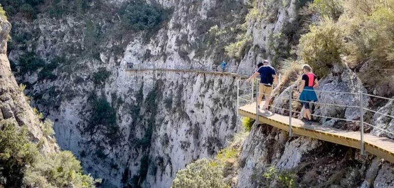 Relleus Thrilling Canyon Walkway: From Javea and Moraira - Key Points