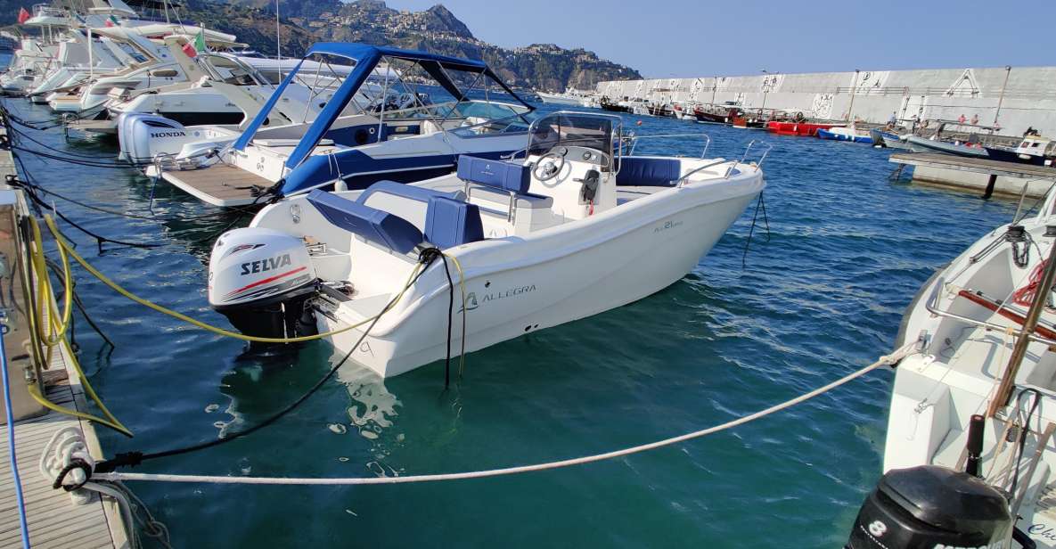 Rent a Boat in Taormina Without a License - Included Experiences