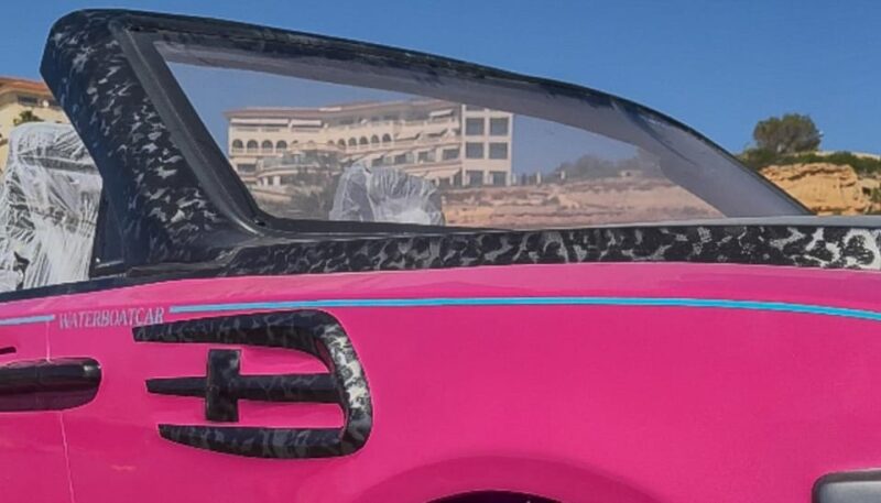 RENT a Pink Rolls Royce Waterboat Car in Mallorca - Guided Tour Options
