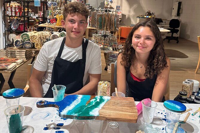 Resin Art Classes Melbourne: Cheeseboards & Coasters - Starting Point and Location