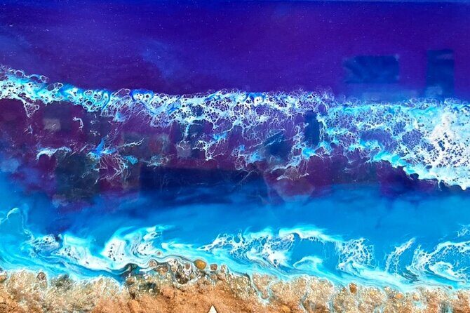 Resin Beach Scene Art Class Experience - Key Points