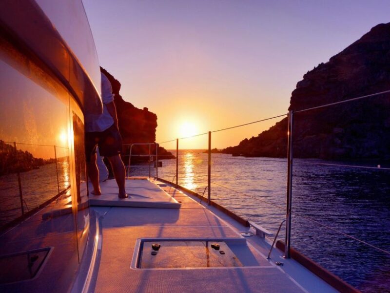 Rethymno: Luxury Sunset Cruise With Dinner and Drinks - Cruise Itinerary