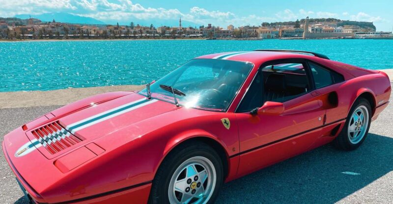 Rethymno: Ride With a Ferrari 208 Turbo - Ride Duration Options