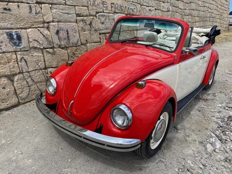 Rethymno: Ride with a VW Beetle Cabrio for 12 hours - Who Will Love This Experience?