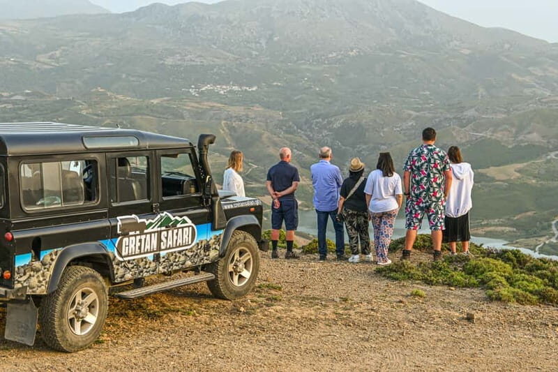 Rethymo: Landrover Safari Sunset Tour with Dinner and Drink - Key Points