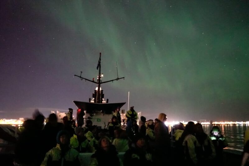 Reykjavik: Northern Lights Guided Boat Tour with Photos - An Authentic Arctic Experience with a View