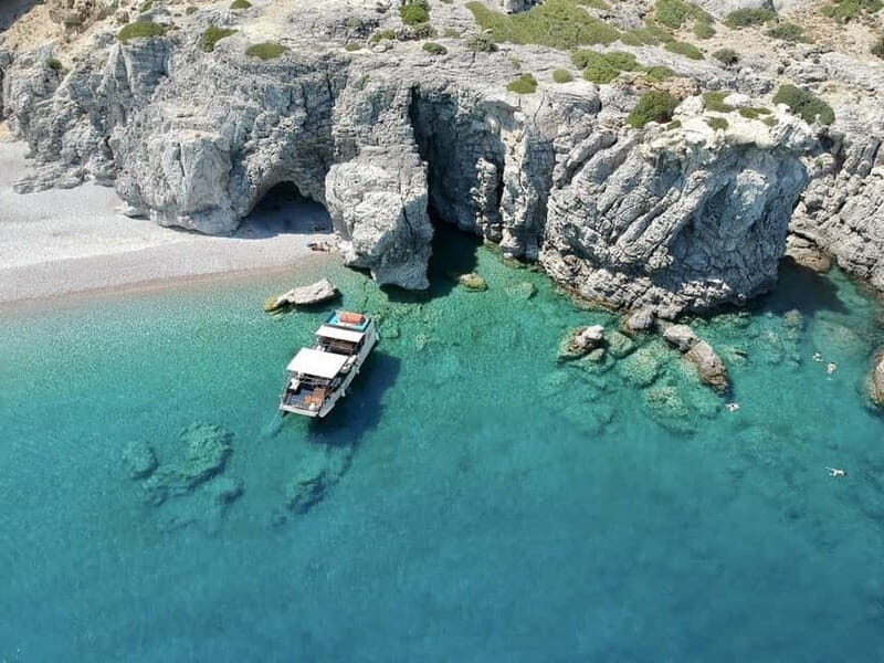 Rhodes: Anthony Quinn, Ladiko and Caves All-Inclusive Cruise - Key Points