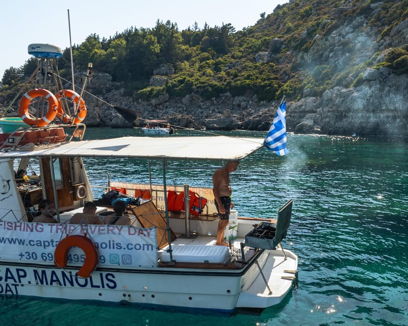 Rhodes: Captain Manolis Fishing Trip with BBQ and Swimming - FAQ