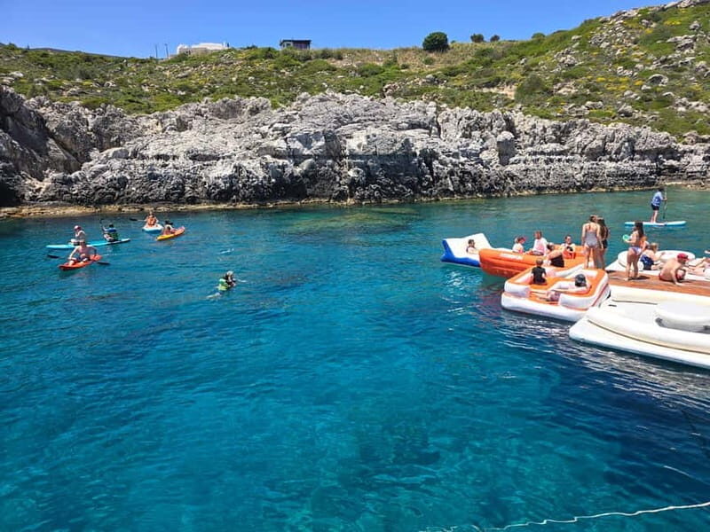 Rhodes: Gulet Trip with Food, Drinks, SUP, Kayak & Swimming - Key Points