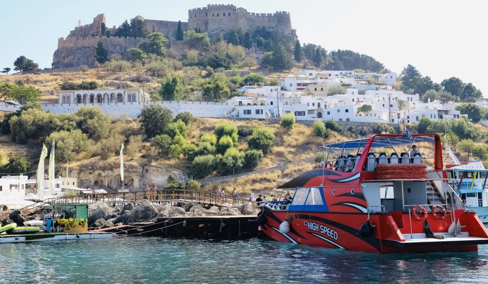 Rhodes: High Speed Boat Trip to Lindos - An In-Depth Look at the Experience