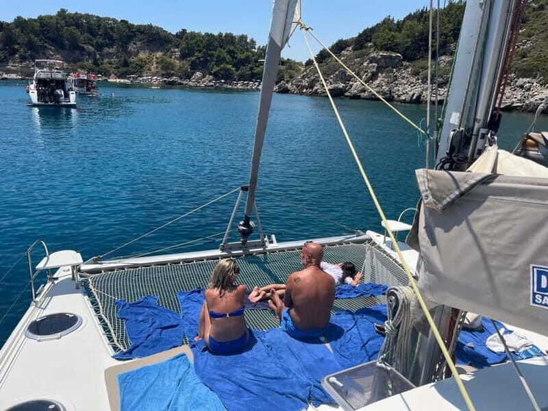 Rhodes Private Half Day Sailing Catamaran Cruise with drinks - FAQ