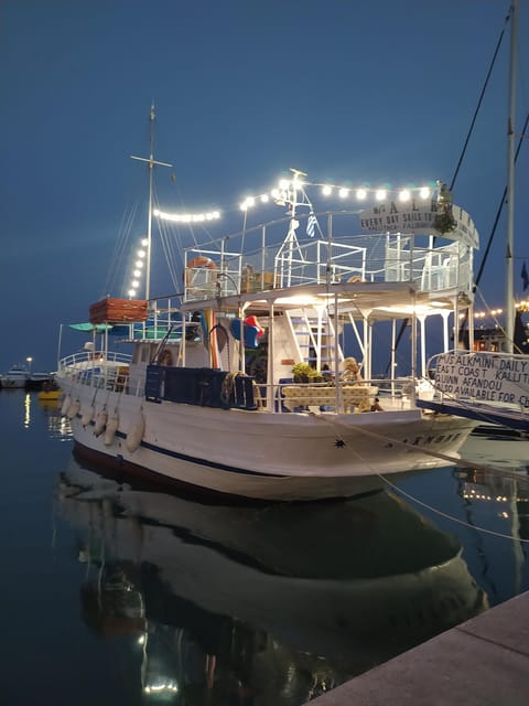 Rhodes: Sunset Cruise to Kallithea with Drinks and Snacks - An Authentic Coastal Experience with Modern Comforts