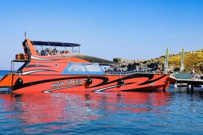 Rhodes Town: High-Speed Boat Trip to Lindos - Departure and Duration