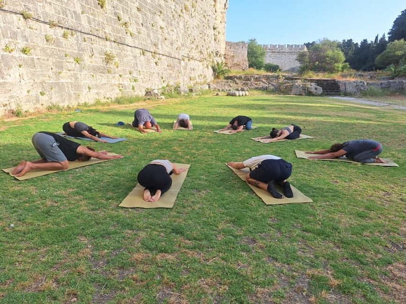 Rhodes Town: Outdoor Yoga at Grand Masters Garden - A Deep Dive into the Experience