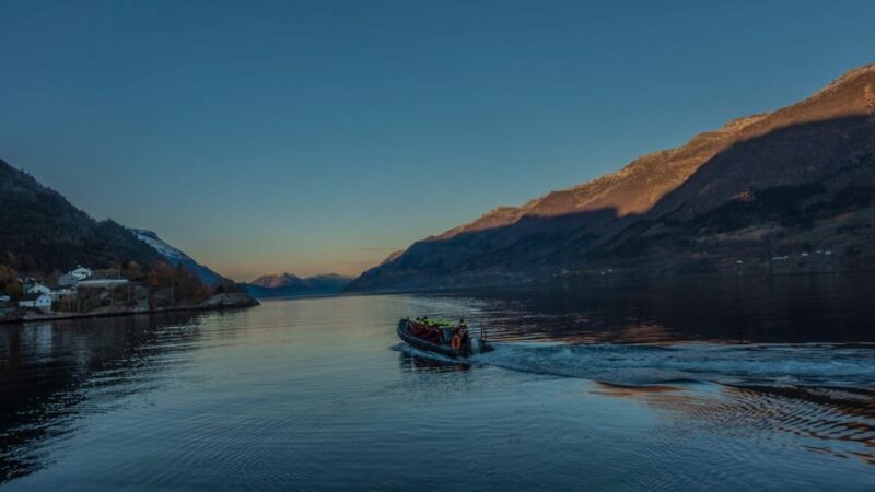 RIB Fjord Safari With Sider Tasting - Safety Measures in Place