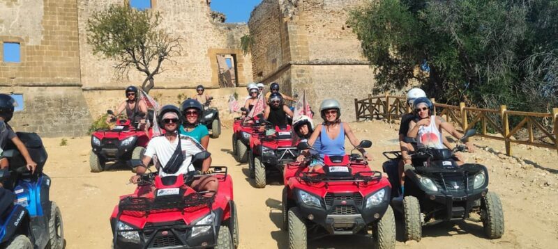 Ribera: Quad bike tour to Poggiodiana Castle & surroundings - The Itinerary in Detail