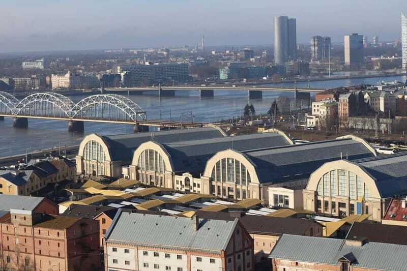 Riga Central Market Tasting Tour with Science Academy Views - Key Points