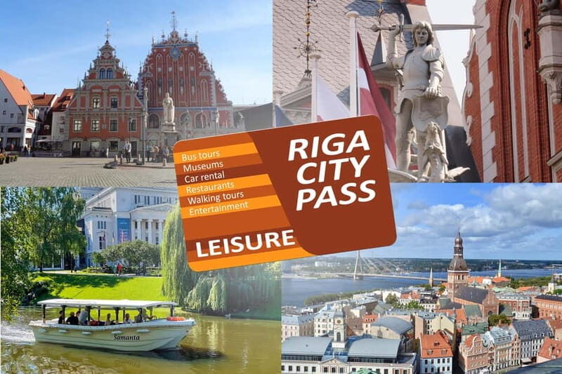 Riga: Leisure City Pass with Canal Boat Tour - Key Points