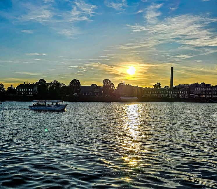 Riga: Riga Canal and Daugava River Sunset Boat Cruise - Key Points