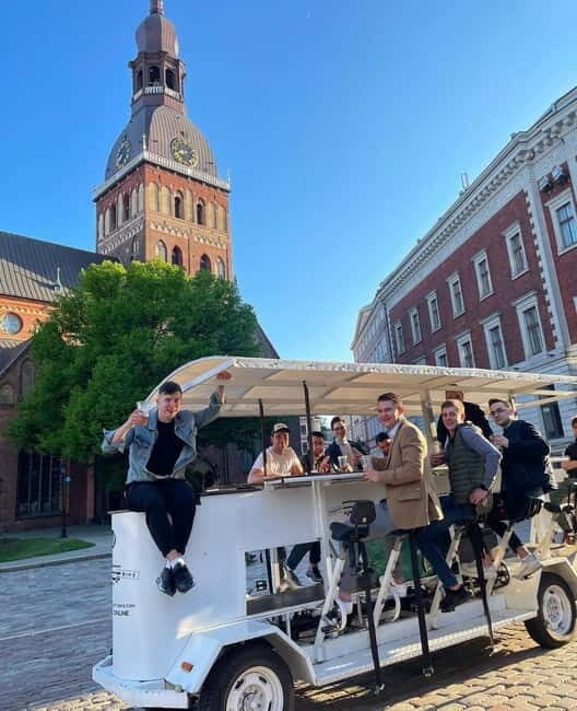 Riga's Old Town Beer Bike Tour & Guided Pub Crawl - Key Points