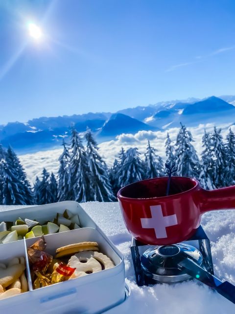 Rigi: Romantic Chococolat Fondue Picnic for 2 - Highlights of the Picnic