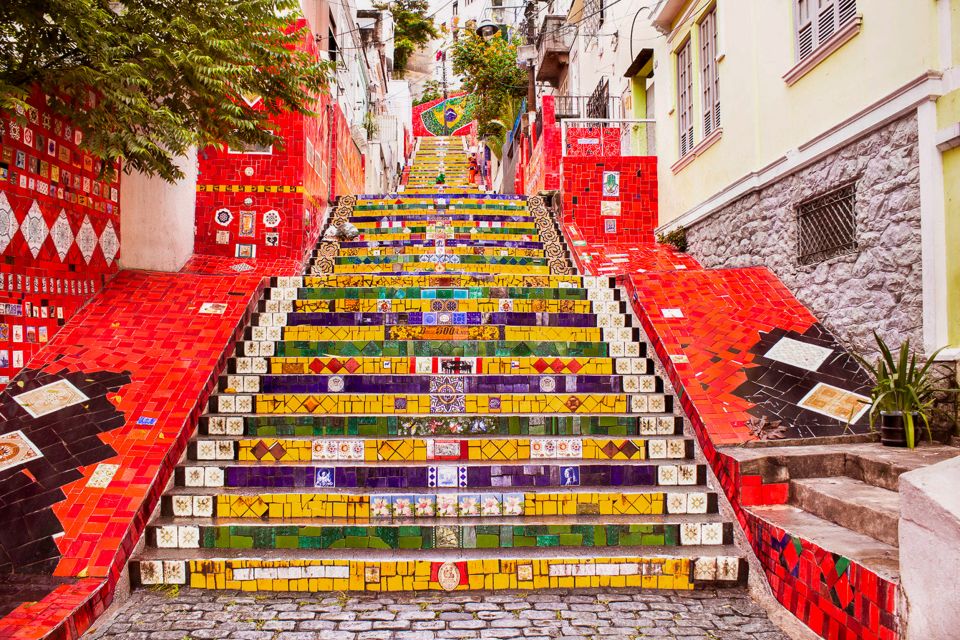 Rio: Christ the Redeemer, Sugarloaf, Selaron & BBQ Lunch - Vibrant Colors of Selarón Steps