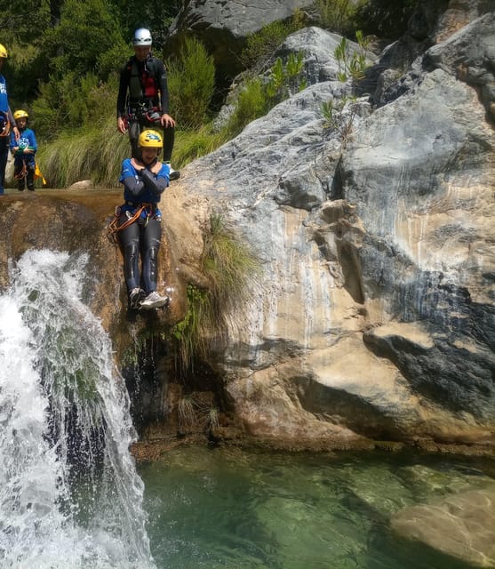 Río Verde, Otivar, Granada: Canyoning With Crystal Clear Waters, Jumps, and Rappelling - Personalized Small-Group Tours