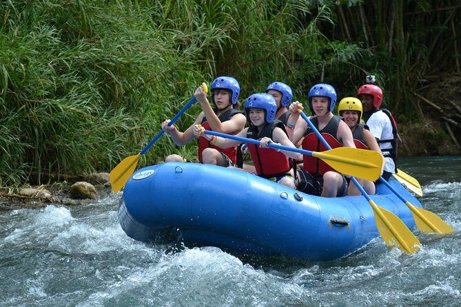 River Rapids Waterfalls Rafting and Beach Adventure - Key Points