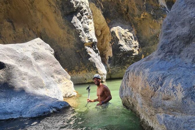River Trekking at Kourtaliotis Gorge Waterfalls - Visiting Preveli Palm Beach