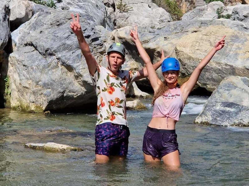 River Trekking from Kourtaliotis Waterfalls to Preveli Beach - Key Points