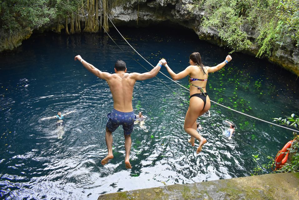 Riviera Maya: Horseback Ride, Zipline, and ATV Adventure - Zipline and Cenote Tour