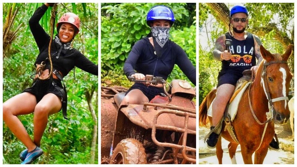 Riviera Maya Horseback Riding Adventure Zip Lines and Cenote - Key Points