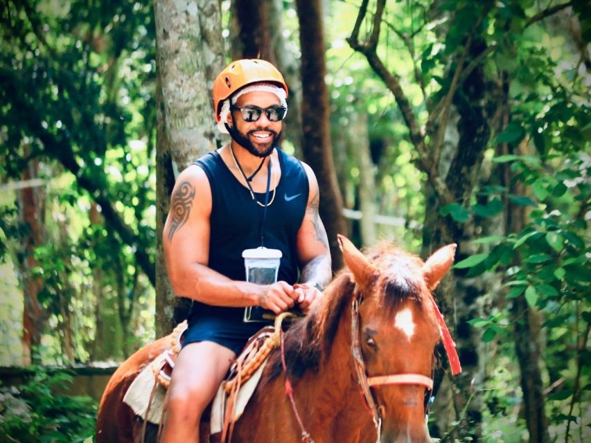 Riviera Maya Horseback Riding Adventure Zip Lines and Cenote - ATV Riding Experience