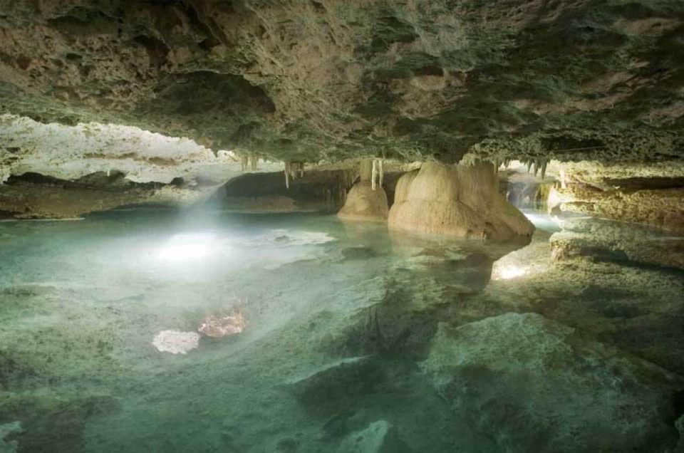 Riviera Maya Horseback Riding Adventure Zip Lines and Cenote - Swimming in Underground River