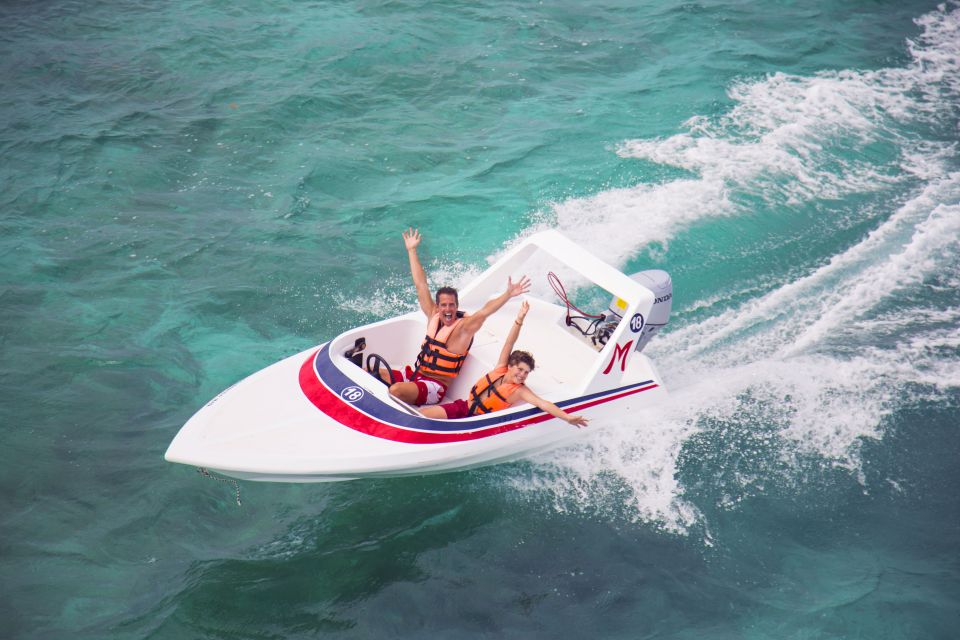 Riviera Maya: Speed Boat Tour & Beach Club Access - Speedboat Adventure