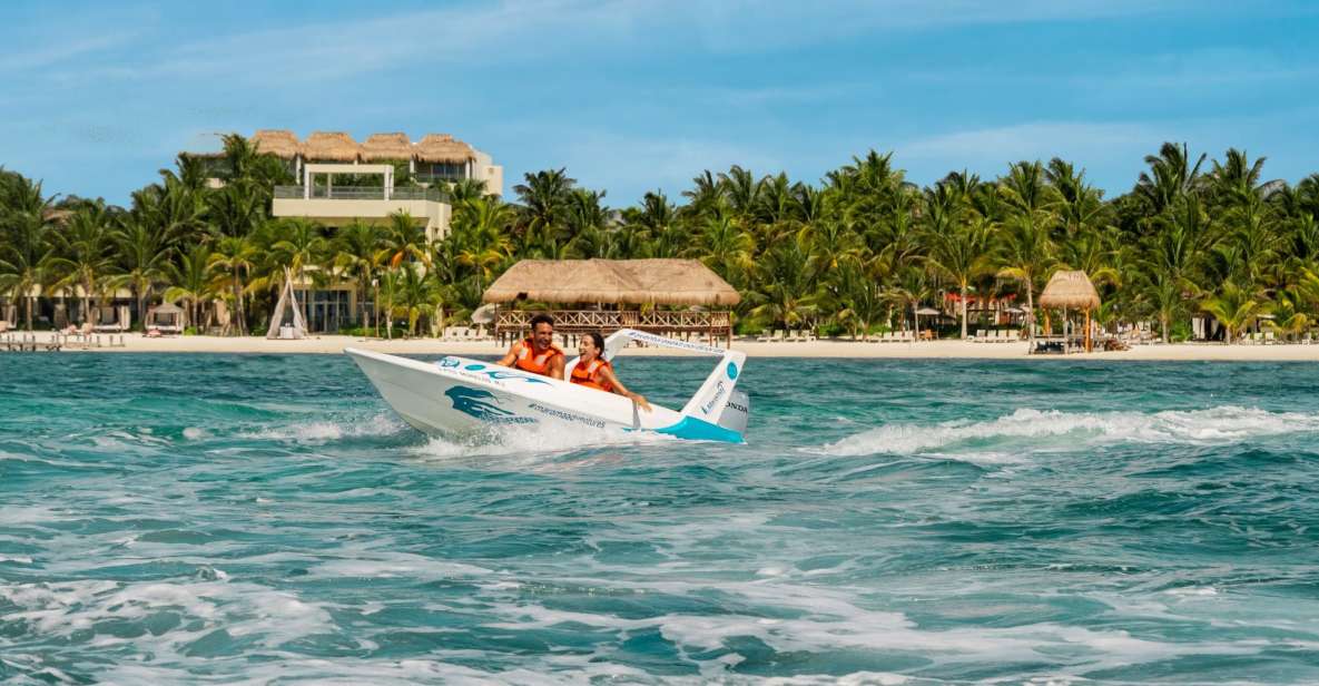 Riviera Maya: Speed Boat Tour & Beach Club Access - Panoramic Views