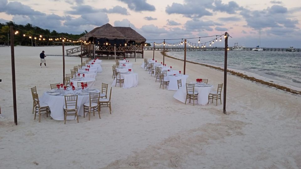 Riviera Maya: Sunset Cruise With Beach Dinner and Open Bar - Important Exclusions