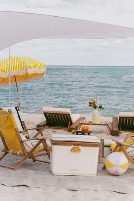 Riviera Suite: Private Beach Lounge and Picnic Set Up - Key Points
