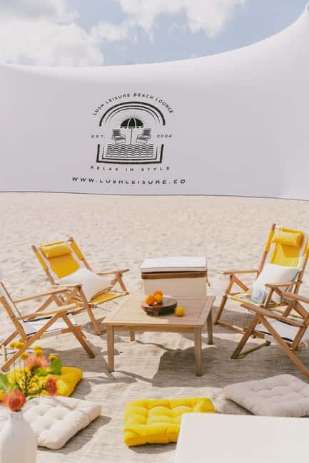 Riviera Suite: Private Beach Lounge and Picnic Set Up - A Closer Look at the Riviera Suite Beach Lounge Experience