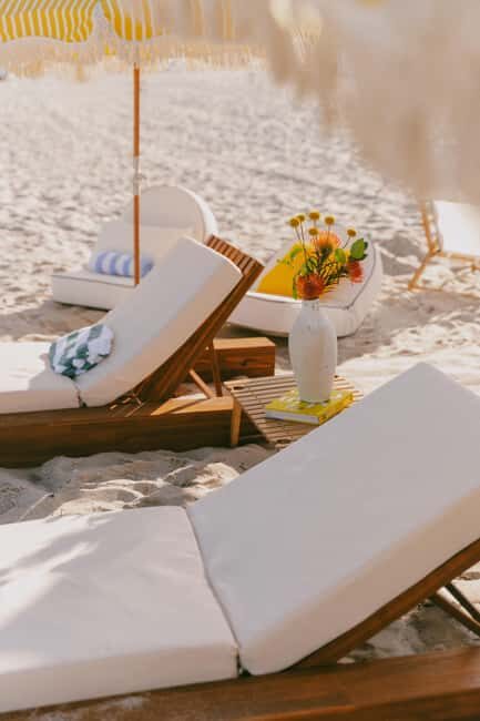 Riviera Suite: Private Beach Lounge and Picnic Set Up - The Sum Up